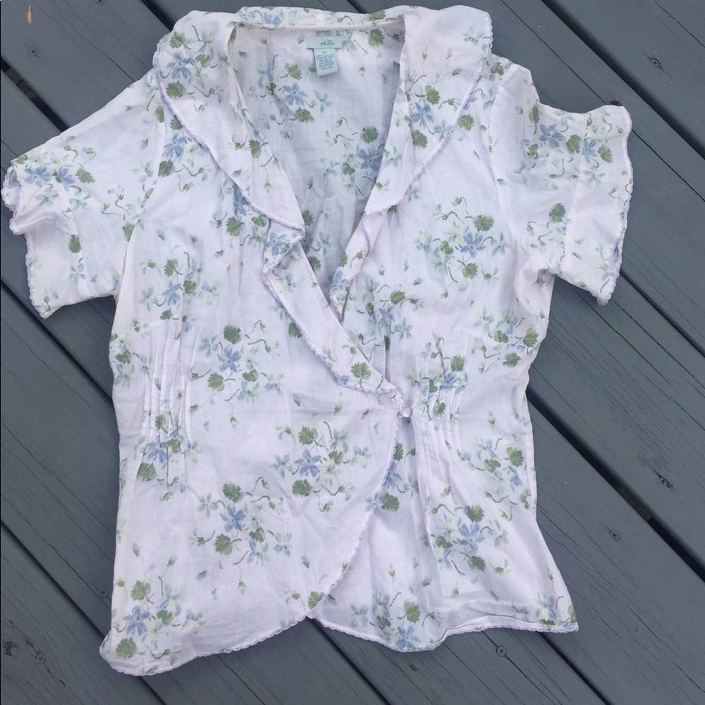 Anthropologie Odille wrap top